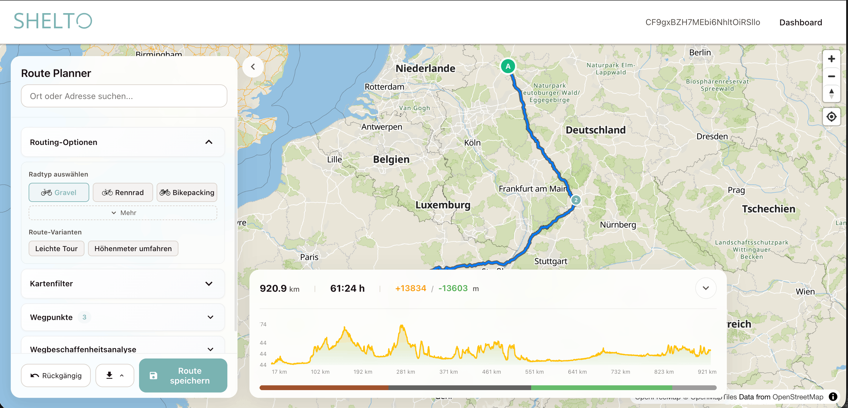 Shelto Web-Version Screenshot